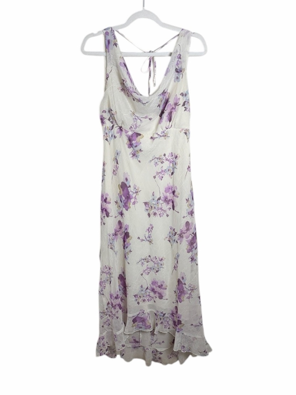 Vintage Y2K Be Smart Midi Dress Floral Spring Size 15/16(Modern day 12)